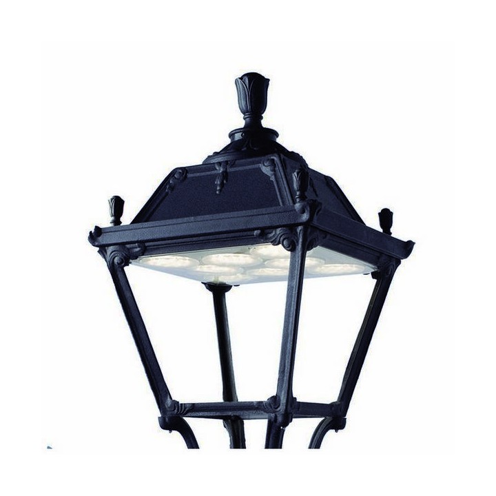 Cabezal para Farolas INDURA MEDIUM 4 IP65 GX53 Negro