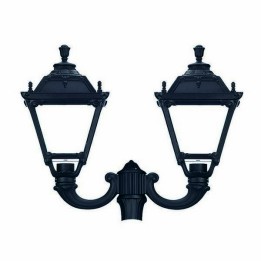 Cabezal para Farolas 2L. INDURA MEDIUM 4 IP55 GX53 Negro