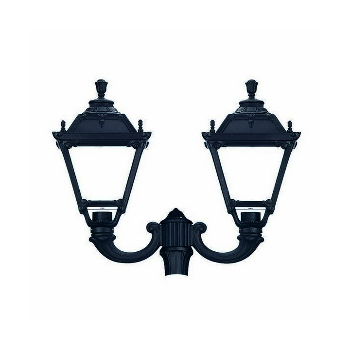 Cabezal para Farolas 2L. INDURA MEDIUM 4 IP55 GX53 Negro