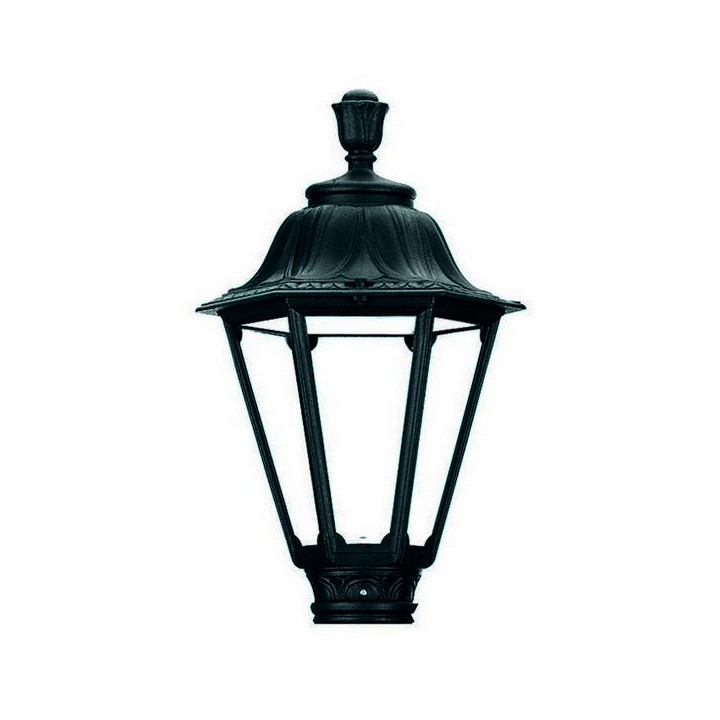 Cabezal para Farolas INDURA MEDIUM 6 IP55 E27 Negro