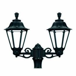 Cabezal para Farolas 2L. INDURA MEDIUM 6 IP55 E27 Negro