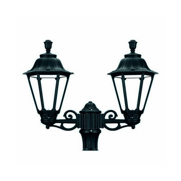 Cabezal para Farolas 2L. INDURA MEDIUM 6 IP55 E27 Negro