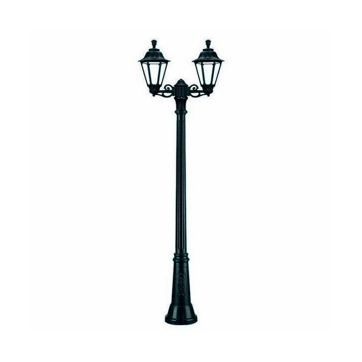 Cabezal para Farolas 2L. INDURA MEDIUM 6 IP55 E27 Negro