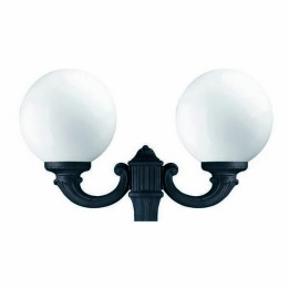 Cabezal para Farolas 2L. INDURA GLOBO IP55 E27 Negro