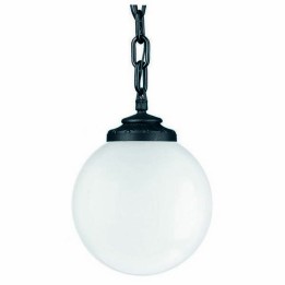 Lámpara Colgante para Exterior INDURA GLOBO IP55 E27 Negro