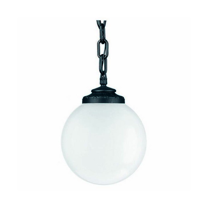 Lámpara Colgante para Exterior INDURA GLOBO IP55 E27 Negro