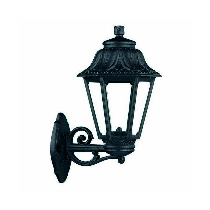 Aplique de Exterior INDURA MINI 6 IP55 E27 Negro
