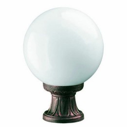 Lámpara Sobremuro para Exterior INDURA GLOBO IP55 E27 Negro