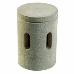Baliza para Exterior ANTIBES IP55 60W E27 Piedra Leccese