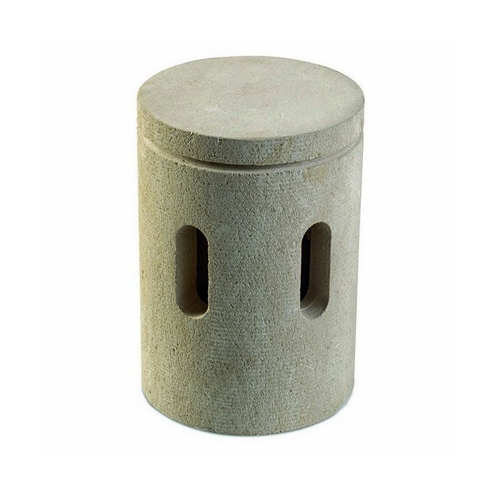 Baliza para Exterior ANTIBES IP55 60W E27 Piedra Leccese