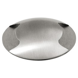 Lámpara empotrable para exterior NODY 24Vdc IP67 LED 1,5W 170lm 2em. 3000K Inox. CRISTHER 665E-L0102F-43