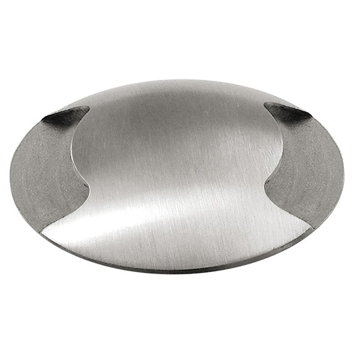 Lámpara empotrable para exterior NODY 24Vdc IP67 LED 1,5W 170lm 2em. 3000K Inox. CRISTHER 665E-L0102F-43