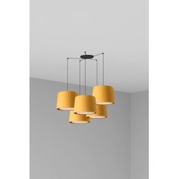 Lámpara colgante Faro Samba Negro P. Encint E27 Ø500*350*Ø450 Amari