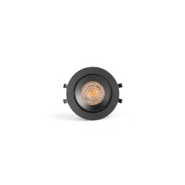 Faro KIVI Lámpara Empotrable orientable negro 5W 2700K 36° IP44 - Faro 43902