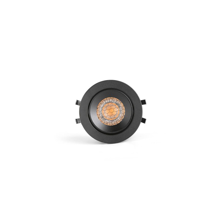 Faro KIVI Lámpara Empotrable orientable negro 7W 2700K 36° IP44 - Faro 43904