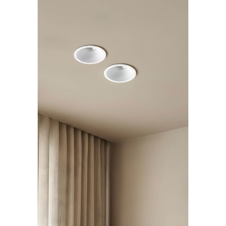 Faro FLAC Lámpara Empotrable blanco IP65 MR11 GU10 - Faro 44102