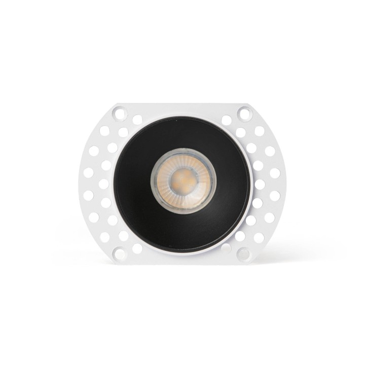 Faro FLAC Lámpara Empotrable Trimless negro IP44 MR11 GU10 - Faro 44107