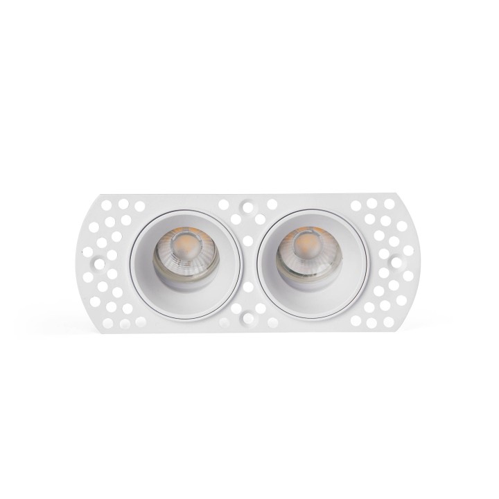 Faro FLIC 2L Lámpara Empotrable orientable Trimless blanco MR11 GU10 - Faro 44112