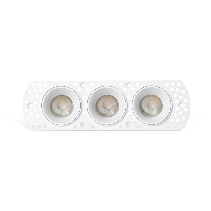 Faro FLIC 3L Lámpara Empotrable orientable Trimless blanco MR11 GU10 - Faro 44114