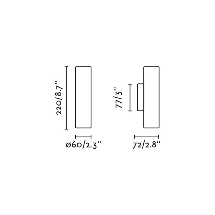 Faro STAN 2L Aplique aluminio 2xGU10 - Faro 43779