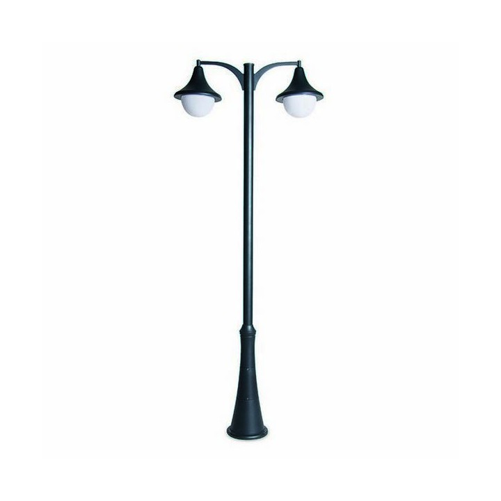 Columna para Farolas 2L. POLAR IP43 E27 2x100W Antracita