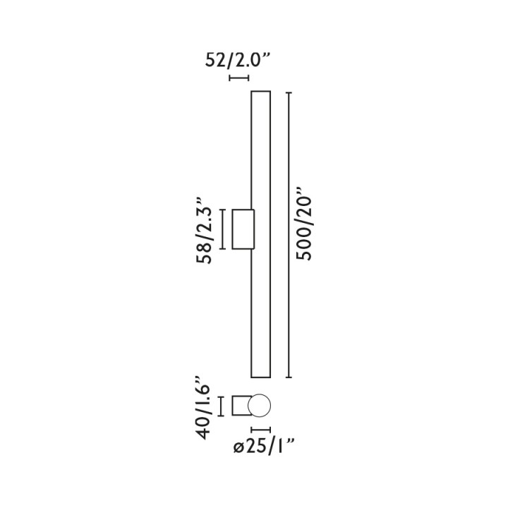 Faro CALMA Aplique linestra madera 7W - Faro 63559
