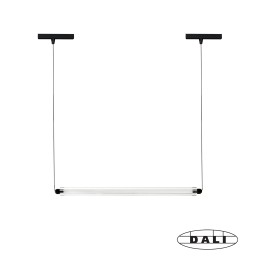 Faro NESO SLIM LUMINA 600 1L Colgante horizontal negro 12W 2200K DALI - Faro 64612141D