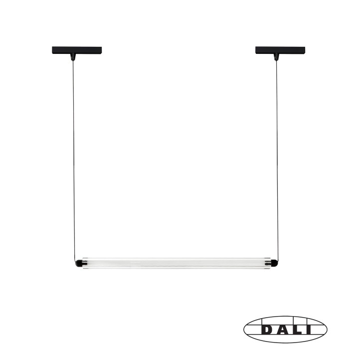 Faro NESO SLIM LUMINA 600 1L Colgante horizontal negro 12W 2700k DALI - Faro 64612241D