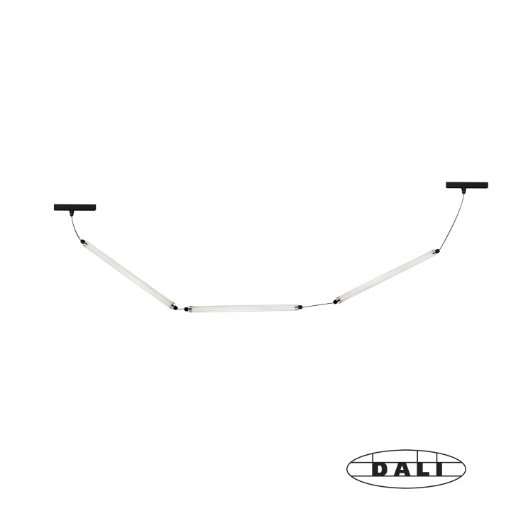 Faro NESO SLIM LUMINA 600 3L Colgante negro 36W 2700K DALI - Faro 64642241D