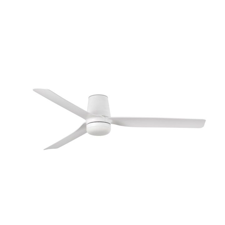 Faro PUNT TUB M LED Ventilador de techo blanco DC
