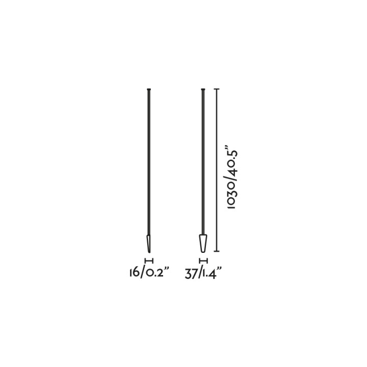 Faro CLAP 1030 Accesorio estaca marrón para Exterior - Faro 75709-4