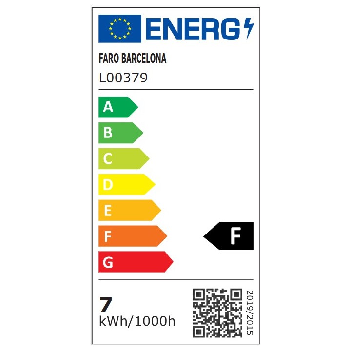 Faro DUNE R Aplique redondo gris oscuro de 3W 4CCT para Exterior - Faro 71960