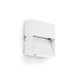 Faro DUNE SQ Aplique cuadrado blanco mate de 3W 4CCT para Exterior - Faro 71964