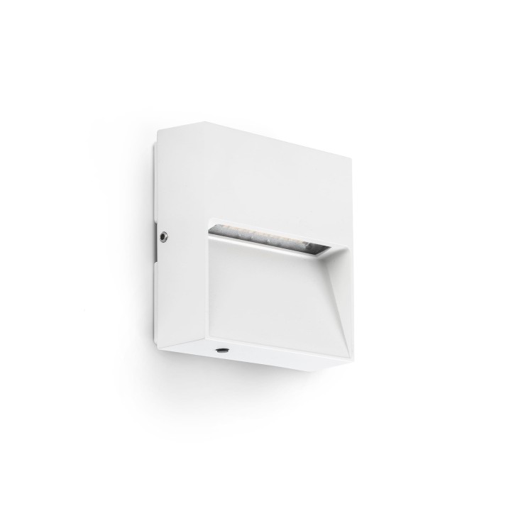Faro DUNE SQ Aplique cuadrado blanco mate de 3W 4CCT para Exterior - Faro 71964