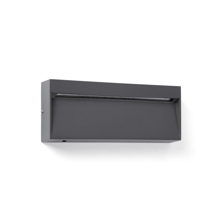 Faro DUNE R Aplique rectangular gris oscuro de 6W 4CCT para Exterior - Faro 71966