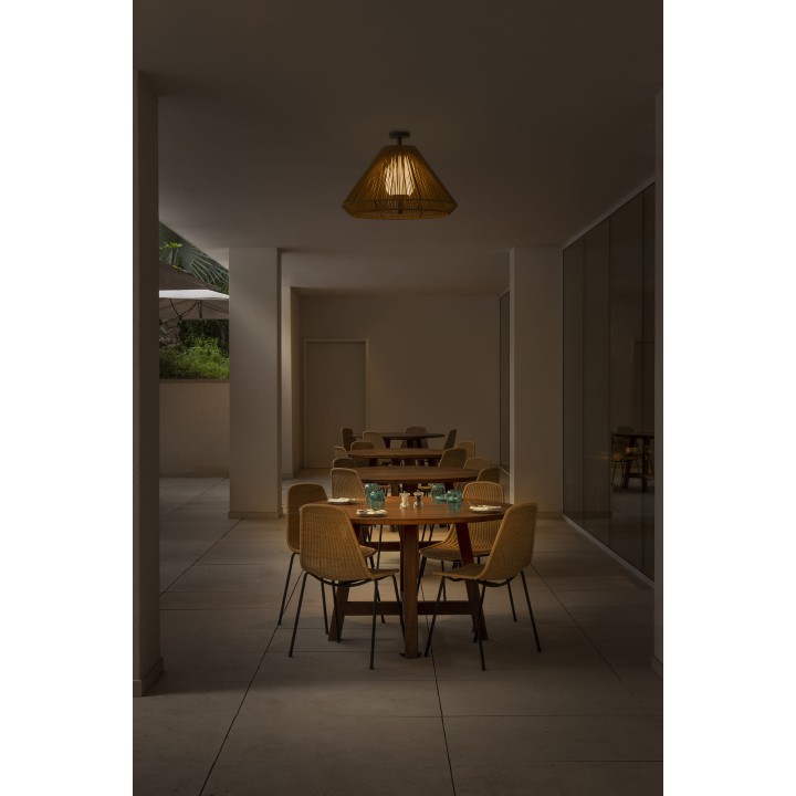 Faro SAIGON OUT C70 S Colgante fija ocre para Exterior - Faro 71621-13