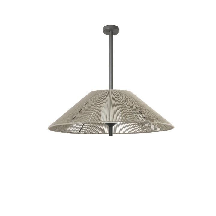 Faro SAIGON OUT C100 M Colgante fija beige para Exterior - Faro 71622-10