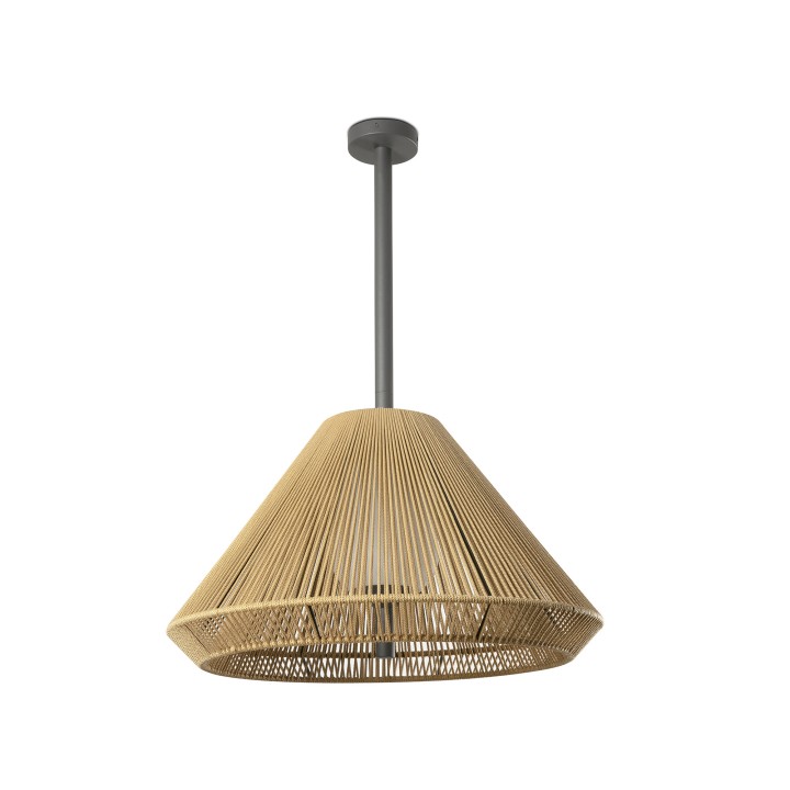 Faro SAIGON OUT C70 M Colgante fija ocre para Exterior - Faro 71622-13