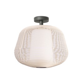 Faro NARA S Colgante fija beige 1xE27 para Exterior - Faro 72109-155