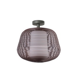 Faro NARA S Colgante fija marrón óxido 1xE27 para Exterior - Faro 72109-157