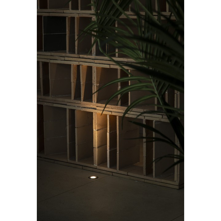 Faro GRUND Lámpara Empotrable negro anodizado GU10 para Exterior - Faro 70871