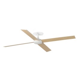 Faro RUDDER RECESSED 4 L Ventilador de techo blanco/fresno - Faro 34355R