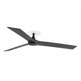 Faro RUDDER RECESSED 3 L Ventilador de techo negro/nogal - Faro 34298R
