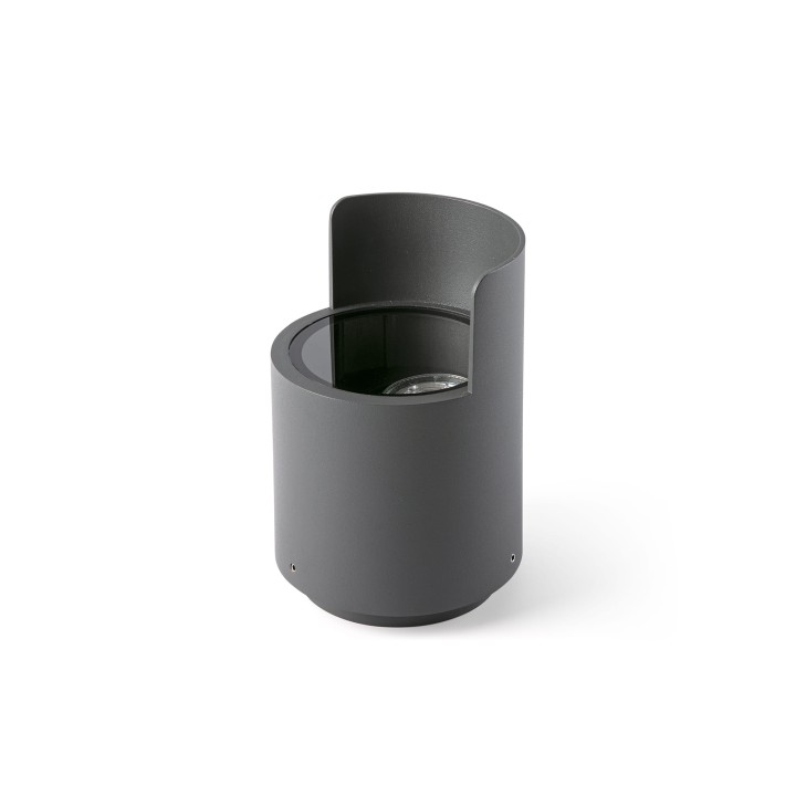 Faro NOBORU SLIM Bañador de pared orientable gris oscuro GU10 para Exterior - Faro 70837