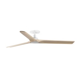 Faro HEYWOOD RECESSED LED L Ventilador de techo blanco/pino - Faro 33810R
