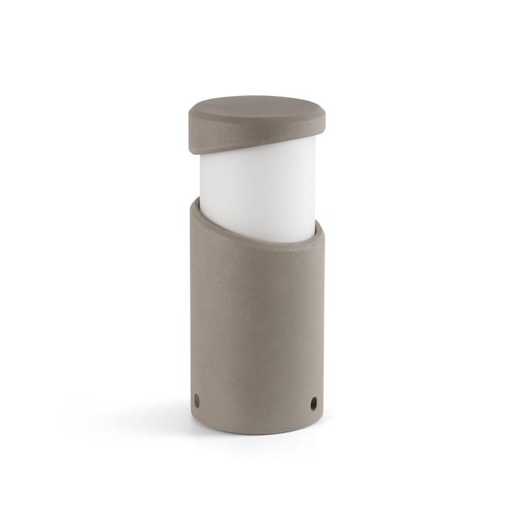Faro BLOCK Baliza/sobremuro marrón arena para Exterior - Faro 74144