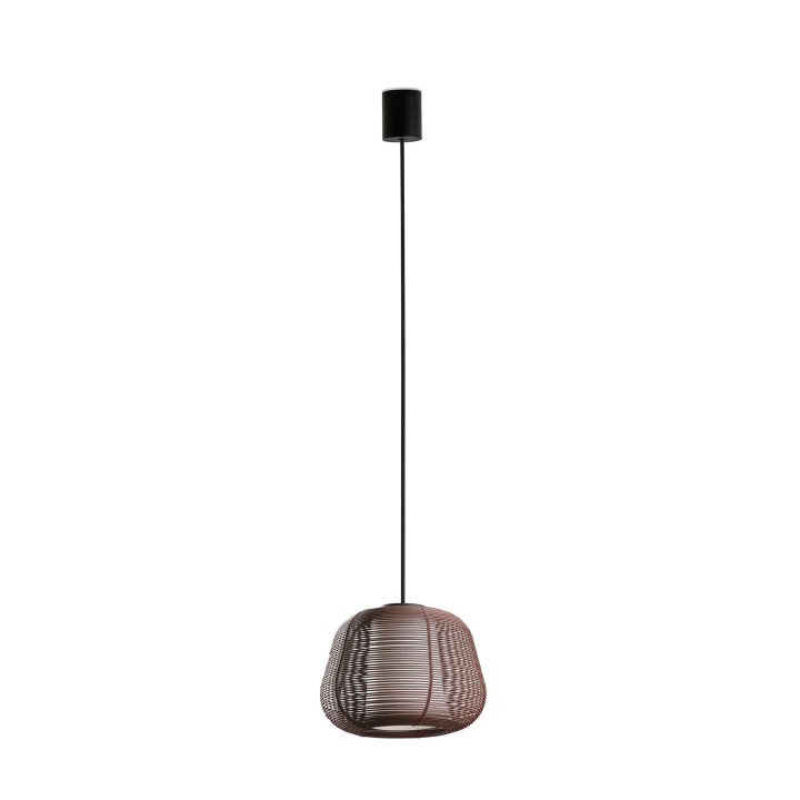 Faro NARITA Colgante con florón marrón óxido para Exterior - Faro 72126-161