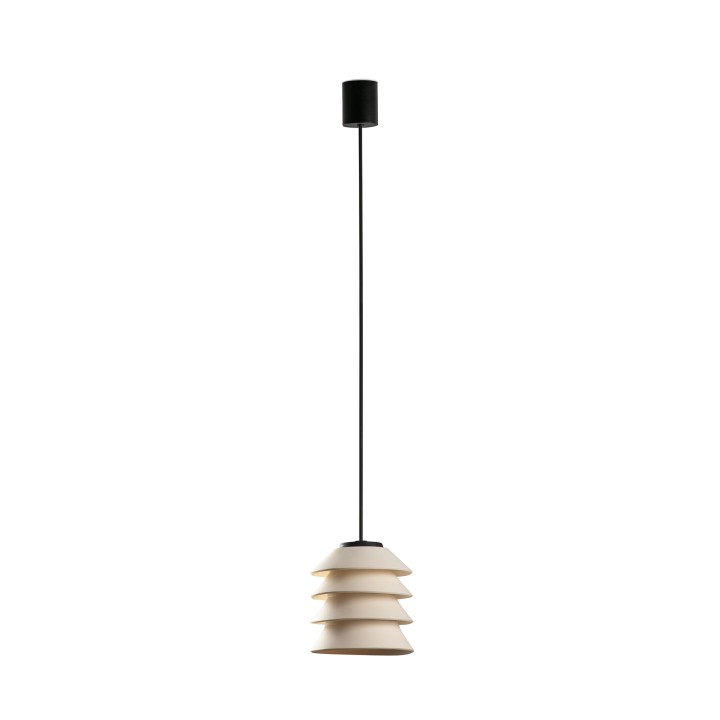 Faro TOBA Colgante con florón beige para Exterior - Faro 72126-164