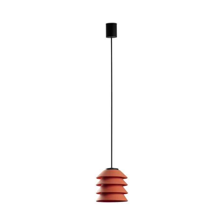 Faro TOBA Colgante con florón naranja para Exterior - Faro 72126-166