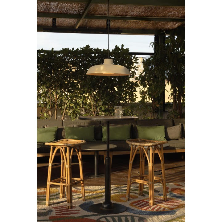 Faro SAGA Colgante con florón beige para Exterior - Faro 72126-169